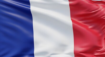 Obraz premium The french flag a symbol of liberty equality and fraternity