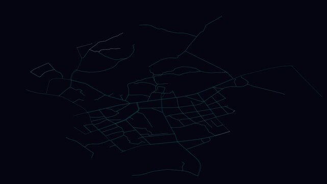 Anshun, China, City Infrastructure Expansion Animation, Urban Visualization Technology