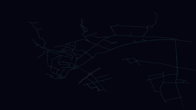 Ankang, China, City Infrastructure Expansion Animation, Urban Visualization Technology