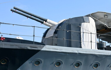 aircraft carrier, warship, armament, guns and torpedo launcher, frigate, warfare, army, war, Middle East, © Albin Marciniak
