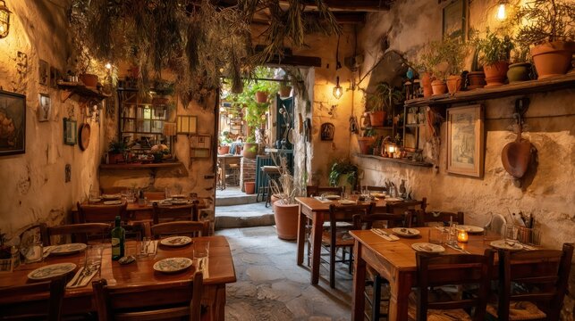 Colecci&oacute;n de cocina mediterr&aacute;nea con pulpo a la brasa, hummus, ensalada griega, aceite de oliva, mariscos y taberna r&uacute;stica, en escenas gastron&oacute;micas fotorrealistas generadas por IA.