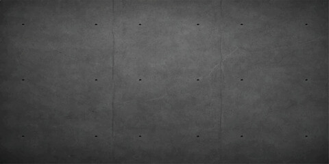 An aged dark grunge metal plate with a rough concrete texture creates a dirty vintage industrial wall backdrop © MasterCrafted