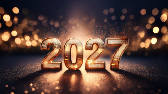 Happy New Year 2027 Background