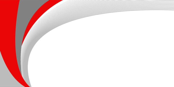 Abstract light Whait and red background with 3d flowing wave concept. Abstract blue wave shape with futuristic concept background with text space for poster, banner, slide, cover, presentation.