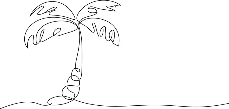 Black and white line of a tangled knot line tangled