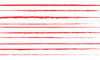 Obraz premium Red, white rough stripes texture seamless pattern. Great for modern wallpaper, backgrounds, invitations, packaging design projects. Surface pattern design. Vector Illustration . EPS 10 .