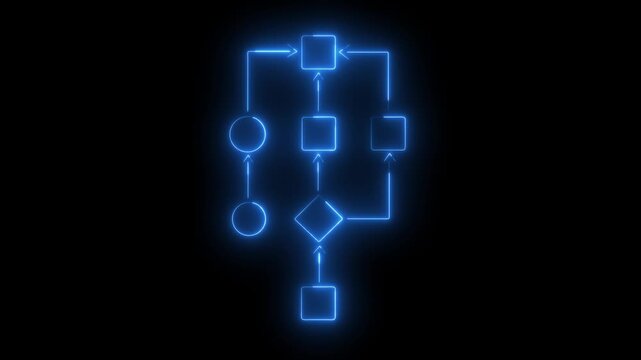 Businessman flowchart workflow project management process strategy algorithm system diagram chart planning concept