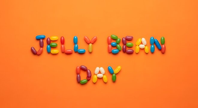 Colorful Jelly Beans Create Bright Celebration for Jelly Bean Day Festivity