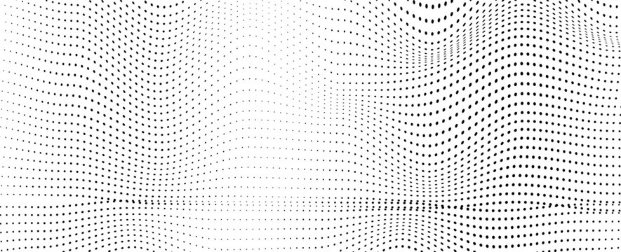 Dot pattern seamless background. Polka dot pattern template Monochrome dotted texture