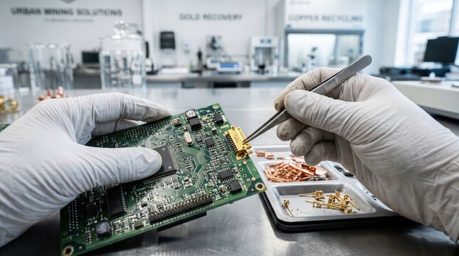 Electronics recycling and precious metal extraction
