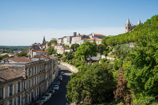 Paysage d'Angoul&ecirc;me en France