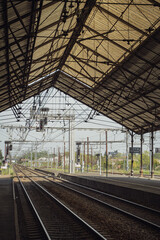 Fototapeta premium Gare Française déserte
