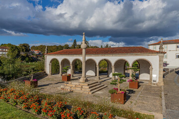 Naklejka premium Historic Pombaline market in Ponte da Barca