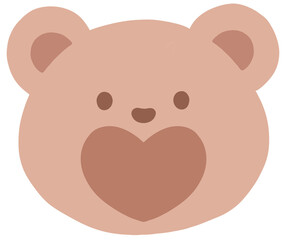 Fototapeta premium teddy bear with heart