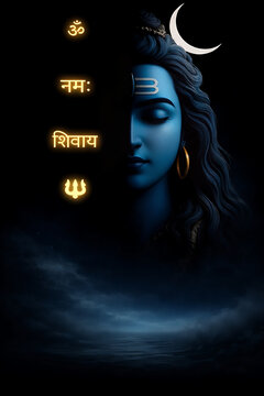 Divine union of Shiv Shankar Mahadev and Mata Parvati Shivshakti celebrated with devotion on the sacred festival of Mahashivratri night