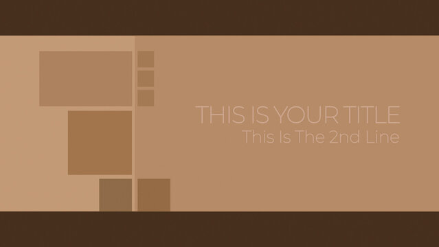 Block Split Screen Title Overlay