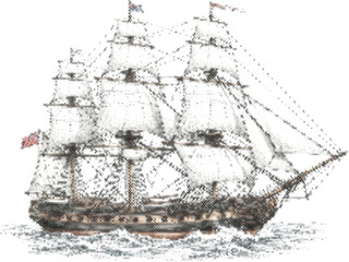 Ship nautical pattern chart grid wall decor pixel art cross stitch printable sailing vessel © MdMatiur