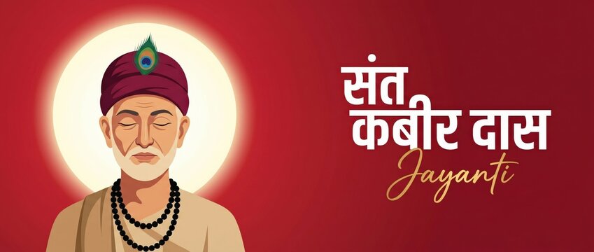 Sant Kabir Das Jayanti Elegant Typography Poster
