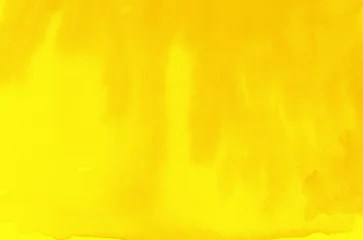Fotobehang Aquarel Abstract light yellow watercolor for background.  © nata777_7