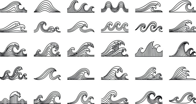 Collection of vintage calligraphic lettering and flourishes black and white engraving style