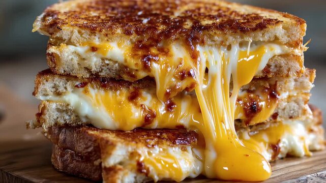 Grilled cheese sandwich, A perfectly toasted grilled cheese sandwich