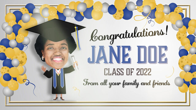 Graduation Replace Face Character Title