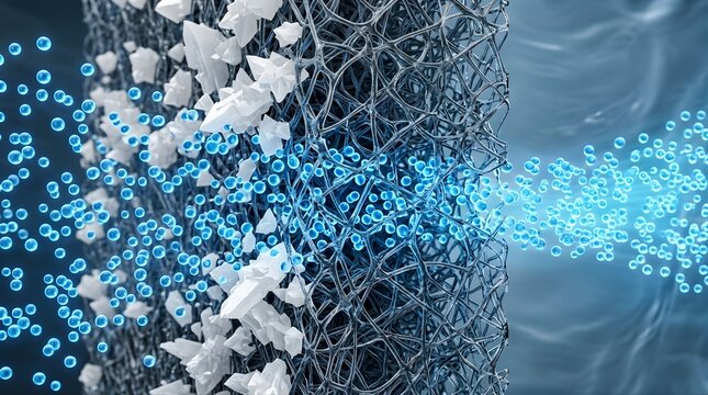 Exploring carbon nanotube structure in water environment microscopic view