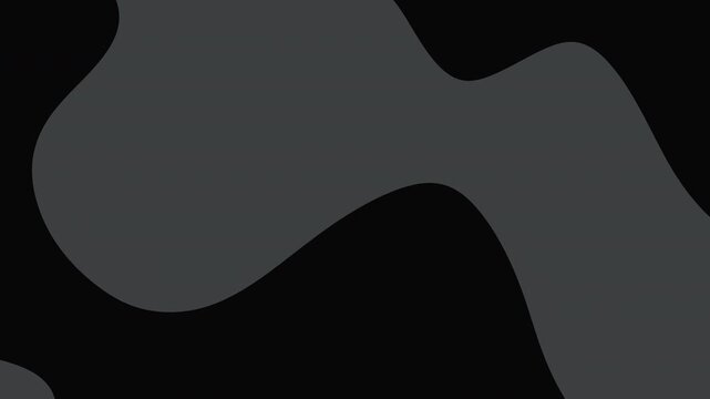Dark black and gray abstract gradient shapes with smooth flowing curves. Minimal modern background with high contrast and ample copy space, ideal for sleek and professional designs.