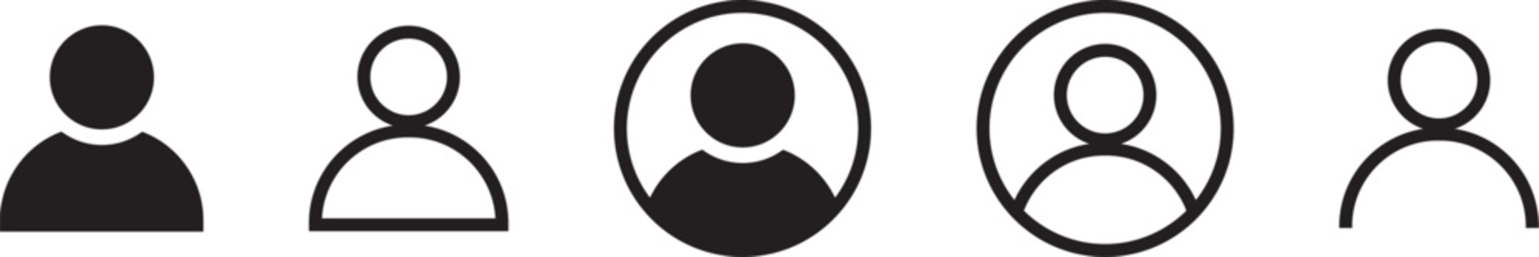 User Profile Login Icon People Icon Stock Vector