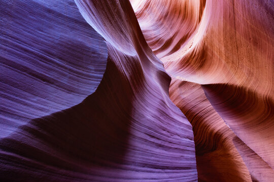 Nature's Architecture in Lower Antelope Canyon, Arizona