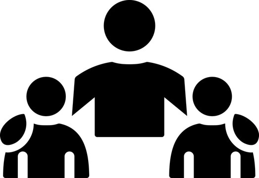 Volunteer Work Glyph Icon