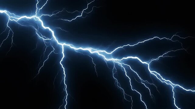 Lightning Transparent Background Electric Bolt Storm Discharge