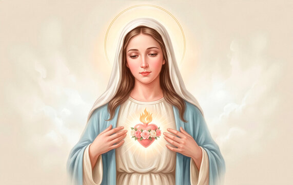 Nossa Senhora, Nossa Senhora de F&aacute;tima, Imaculado Cora&ccedil;&atilde;o de Maria, Virgem Maria