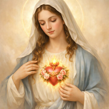 Nossa Senhora, Nossa Senhora de F&aacute;tima, Imaculado Cora&ccedil;&atilde;o de Maria, Virgem Maria