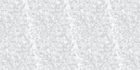 Fototapeta premium Abstract geometric white and gray low polygon triangle vector paper wallpaper origami background. gradient grid creative digital business triangular low textile design.