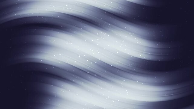 A vibrant looping animation featuring Dark blue and white abstract wavy background with small dots.