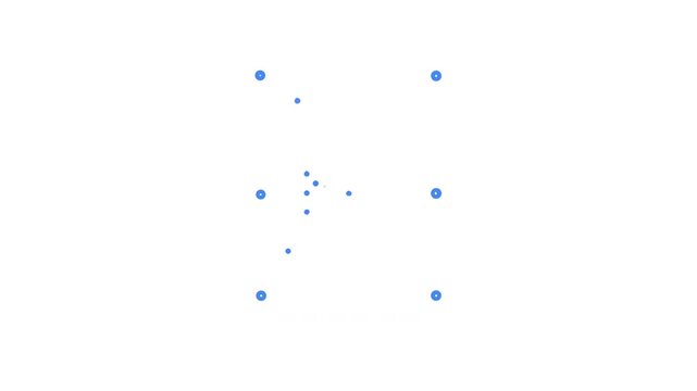 Cartoon light blue loudspeaker with pattern on White Background
