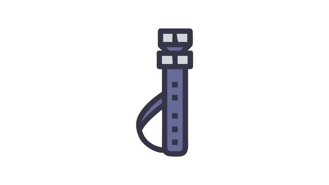 Modern abstract vector of USB cable with rounded edges