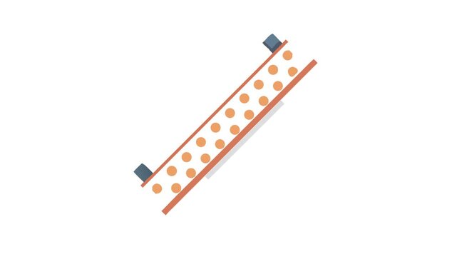 Flat design graphic of a colored xylophone illustration