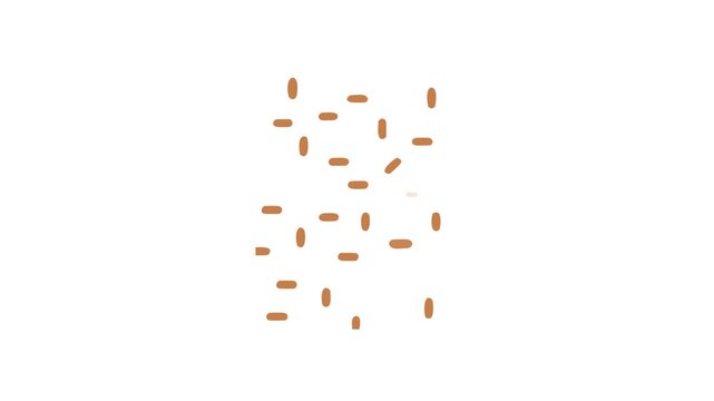 Flat graphic of cork board for notice or background