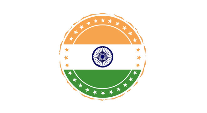 Indian Flag Emblem Symbol Official Logo.