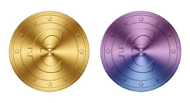 A colorful illustration of gold and purple cymbals on transparent background