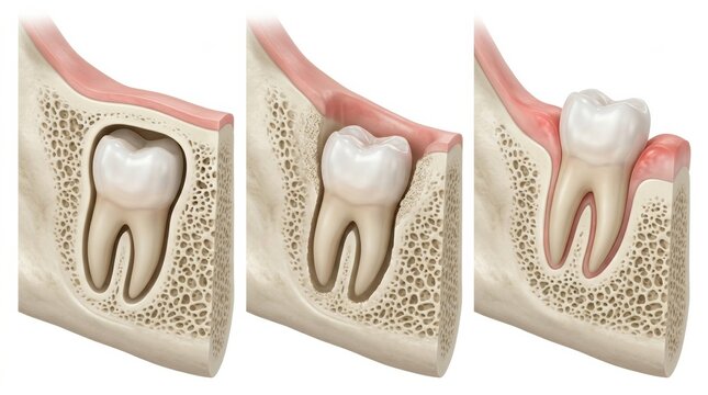 Understanding Tooth Structure and Health Through Stages of Dental Condition and Treatment in a Clear Visual Format