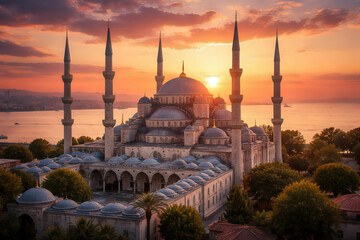 Fototapeta premium Istanbul, Turkey the blue mosque