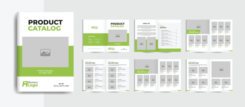 Modern Professional Business Catalog Template Design.