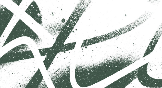 Green spray paint splatters and lines on white background with brush stroke chalk dust chalk splatter chalk drip chalk texture chalk art chalk pattern chalk graphic chalk drawing chalk grunge