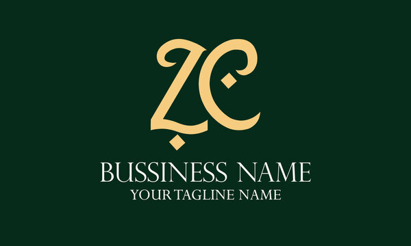 ZC Z zc initial logo | initial based abstract modern minimal creative logo, vector template image. luxury logotype logo, real estate homie logo. typography logo. initials logo