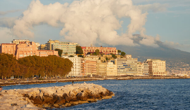 Mount Vesuvius and the Bay of Naples, Italy