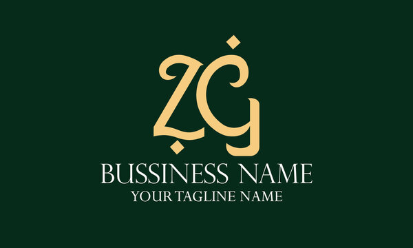 ZG Z zg initial logo | initial based abstract modern minimal creative logo, vector template image. luxury logotype logo, real estate homie logo. typography logo. initials logo