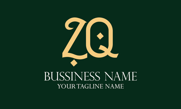 ZQ Z zq initial logo | initial based abstract modern minimal creative logo, vector template image. luxury logotype logo, real estate homie logo. typography logo. initials logo